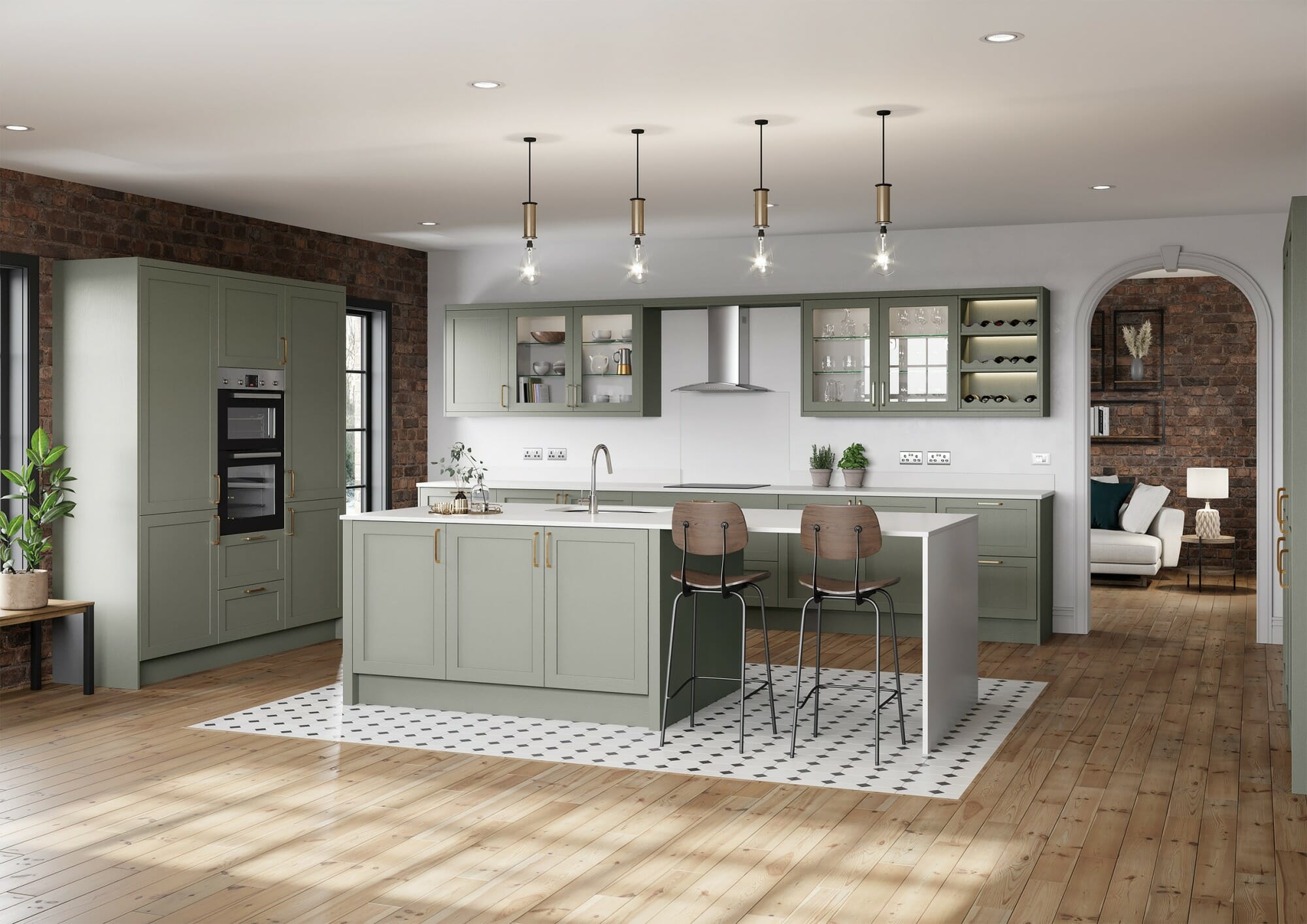 Newmarket Paint-to-Order Kitchen