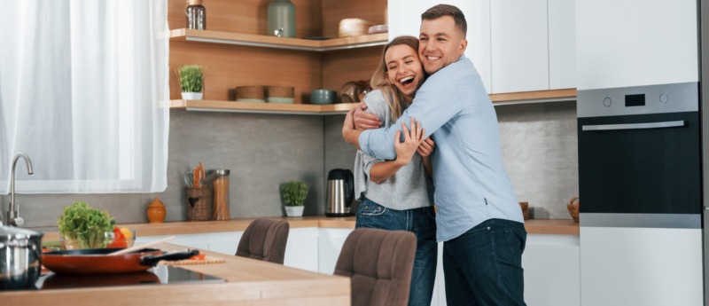 happy buying a new kitchen